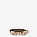 FENDI Baguette Pouch Pouch with chain in multicolor FF fabric - Image 2